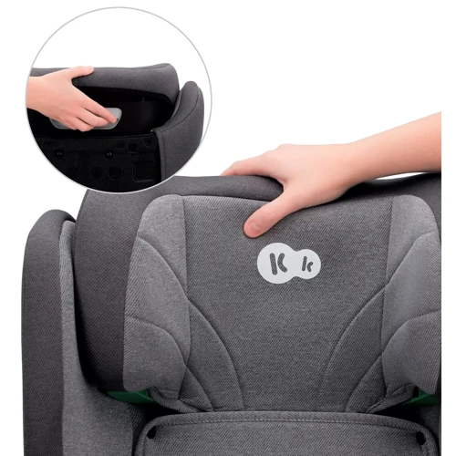 Автокресло Kinderkraft Junior Fix 2 i-Size Rocket Grey (KCJUFI20GRY0000): Группа 2/3 (15-36 кг)