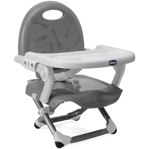 Стульчик для кормления Chicco Pocket Snack Silver (79340.49) фото 4