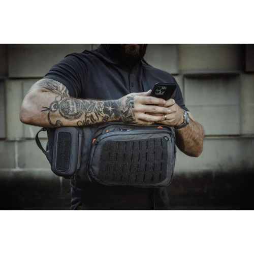Рюкзак Рюкзак тактичний Highlander Stoirm Gearslinger 12L Dark Grey TT189-DGY (929710) фото 24