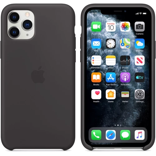 Чохол для iPhone Apple Silicone Case Black (MWYN2) for iPhone 11 Pro