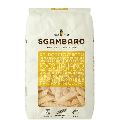 Макаронні вироби Sgambaro Penne Rigate 500 г (8009385331916)