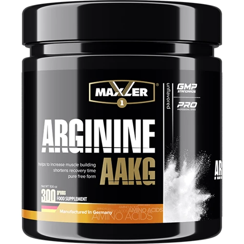Амінокислота для спорту Maxler Arginine AAKG 300 g /60 servings/ Unflavored
