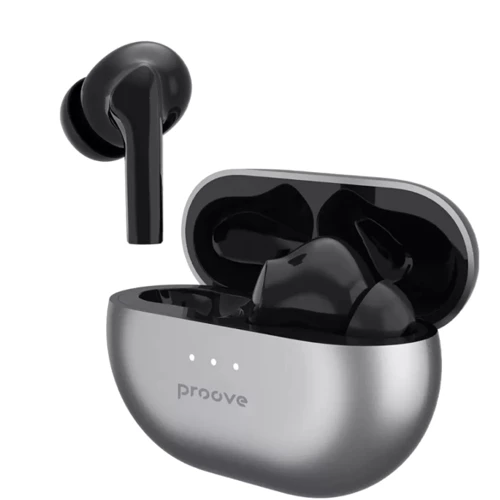 Навушники Proove Woop TWS with ANC Silver/Black: Тип кріплення без креплений