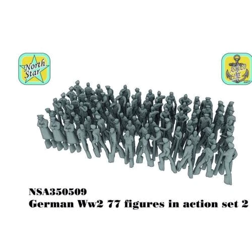Немецкие фигуры Northstar Models набор 2, 2 МВ (смола) NSA350509