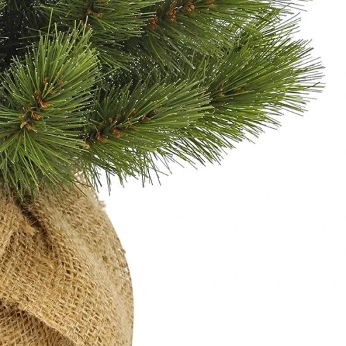 Сосна искусственная Triumph Tree Edelman Forest frosted зеленая с инеем, 0.45м: Вид Сосна