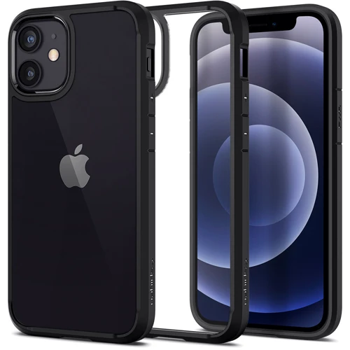 Чехол для iPhone Spigen Crystal Hybrid Matte Black (ACS01543) for iPhone 12 mini