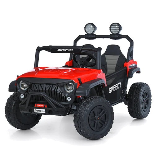 Дитячий електромобіль Bambi Джип червоний (M 6206EBLR-3(24V)): Вид джип