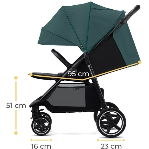 Прогулочная коляска KinderKraft Route Platinum Green (Hnrt_3954): Возможность установки люльки нет