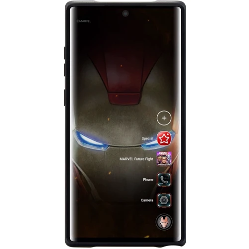 Чехол для телефонов Samsung Rugged Protective Marvel Smart Cover Iron Man (GP-FGN975HIIBU) for Samsung N975 Galaxy Note 10 Plus: Материал TPU (термополиуретан) и пластик