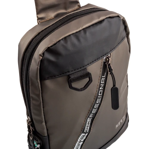 Чоловіча сумка-слінг Valiria Fashion коричнева (3DETAU6521-10): Стать Чоловік