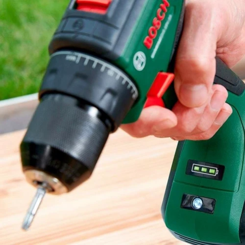 Аккумуляторная бесщеточная дрель-шуруповерт Bosch UniversalDrill 18V-60 Baretool (06039D7000): Питание от аккумулятора