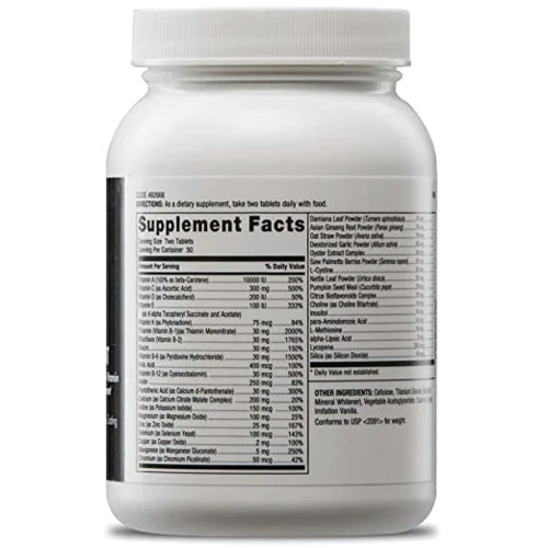 GNC Mega Men Multivitamins Мультивитамины 200 capsule's: Пол Мужской