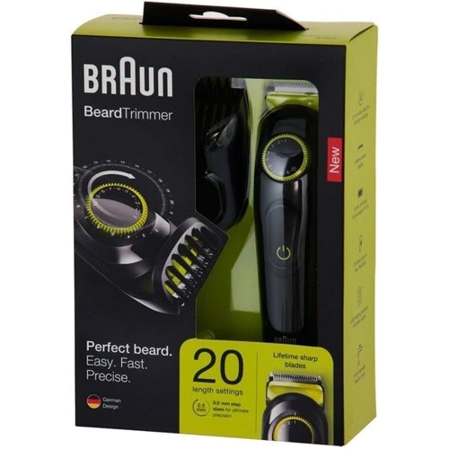 Машинка для стрижки (триммер) Braun BT 3221: Зона применения Для головы, Для бровей, Для бороды, Для лица, Для усов