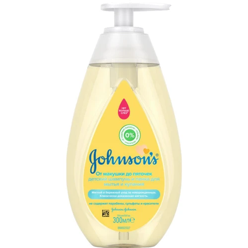 Johnson's Baby Пінка-шампунь "Від маківки до п'ят" 300 ml