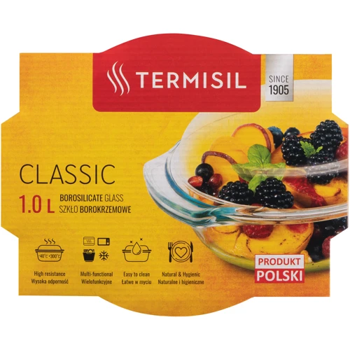 Форма для запекания Termisil 1 л (PNSO100A): Форма круглая