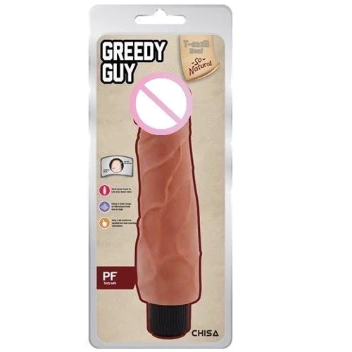 Вибратор CHISA T-skin ReaL Greedy Guy Latin