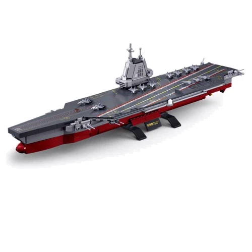 Конструктор Sluban Военный авианосец 1:700, 557 деталей (M38-B1211): Рекомендуемый возраст от 8 лет