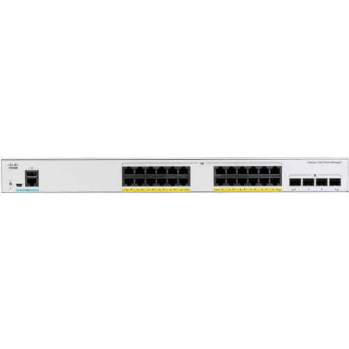 Сетевой коммутатор Cisco C1000-24P-4X-L: Тип управляемый