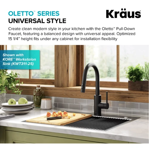 Змішувач для кухонного миття Kraus KPF-2620MB