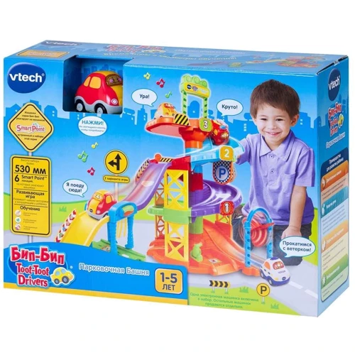 Игровой набор VTech серии Бип-Бип - Парковочная башня (80-152766) фото 3