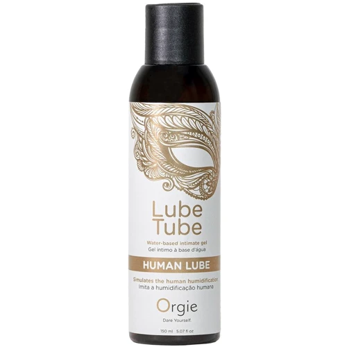 Лубрикант на водной основе Orgie Lube Tube Human Lube, 150 мл, имитация естественной смазки и слюны