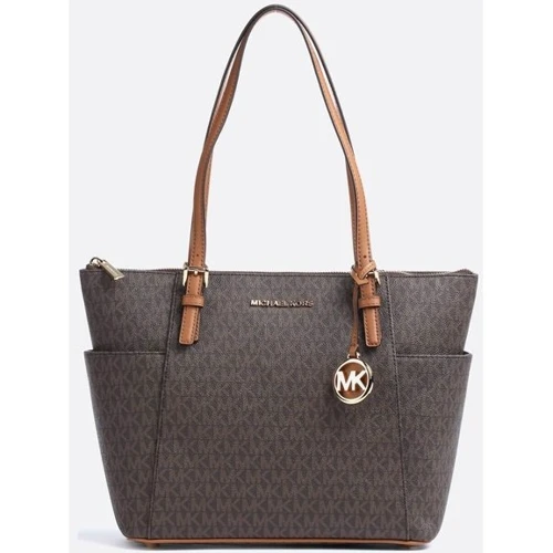 Женская сумка тоут Michael Kors JET SET ITEM EW TZ TOTE темно-коричневая (30S0GTTT1B252)