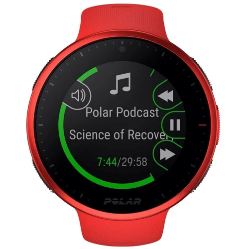 Смарт-часы Polar Vantage V2 Red M/L (900100190): Материал корпуса Аэрокосмический алюминиевый сплав с полимером, армированным стекловолокном