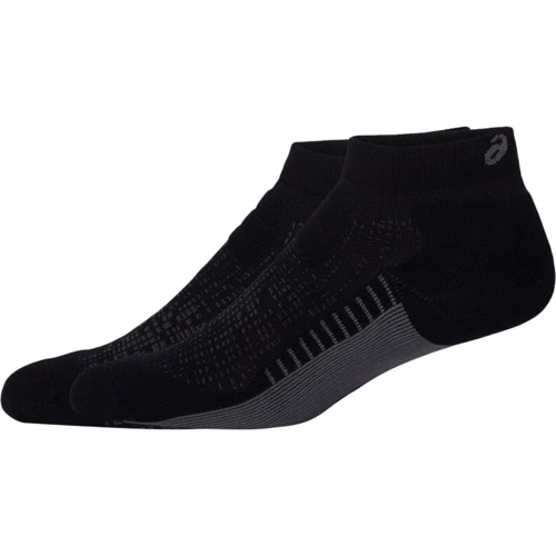 Шкарпетки Asics Road+ Run Quarter Sock (3013A796-001) 39-42 (25-27) чорні фото 1