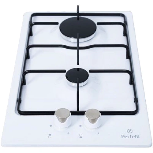 Варочная поверхность газовая Perfelli HGM 312 W: Рабочая поверхность эмаль