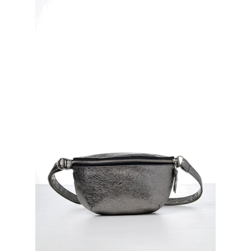 Жіноча поясна сумка Sambag Polo SQO темне срібло (86123035)