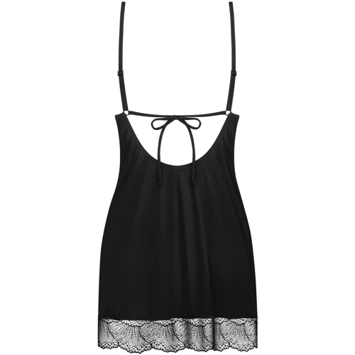 Пеньюар и трусики Obsessive Lobellis chemise & thong XS/S