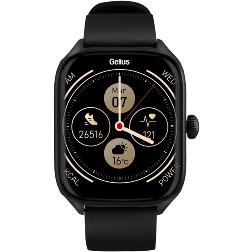 Смарт-часы Gelius Pro GP-SW012 (Amazwatch GTS) Black: Время работы до 7 дней