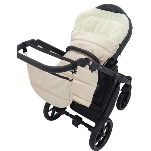 Зимний конверт Babyroom Wool №20 с удлинением бежевый (680545)