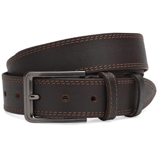 Мужской ремень Borsa Leather коричневый (125rmkn14)