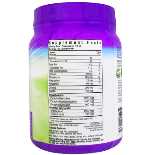 Bluebonnet Nutrition Super Earth Lecithin Granules 25.4 OZ  (720 g): Тип лецитин