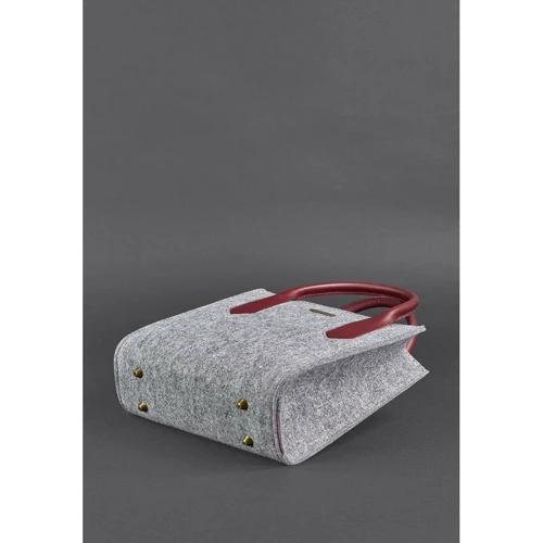 Женская сумка тоут BlankNote серая (BN-BAG-28-felt-vin): Тип Сумки