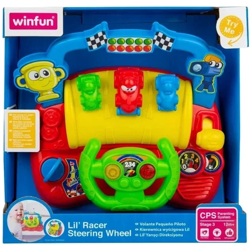 Інтерактивне кермо WinFun з музикою та світловими ефектами (0621-NL): Вік от 1 года