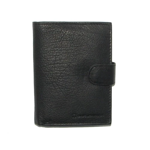 Мужское портмоне DNK Leather черное (N4L-CCF BLACK)
