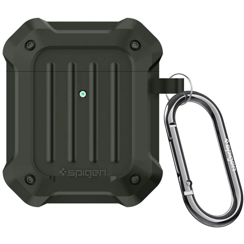 Чехол для наушников Spigen Tough Armor with Belt Military Green (074CS26499) for Apple AirPods 1/2: Тип Чехол