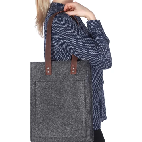 Gmakin Milanetti Felt Bag Grey (GB05) for MacBook 13-14": Материал Войлок