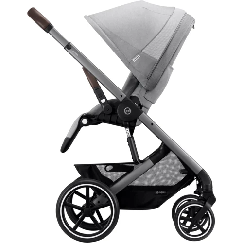Прогулочная коляска Cybex Balios S Lux SLV Lava Grey с бампером (522002549) фото 18