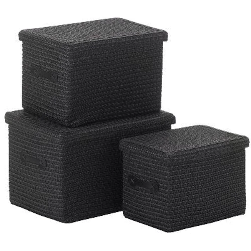 

Набор корзин Kela Rimossa черный 3 шт (32124)