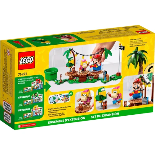 Конструктор LEGO Super Mario Імпровізація у джунглях Діксі Конг. Додатковий набір 17 деталей (71421) фото 6