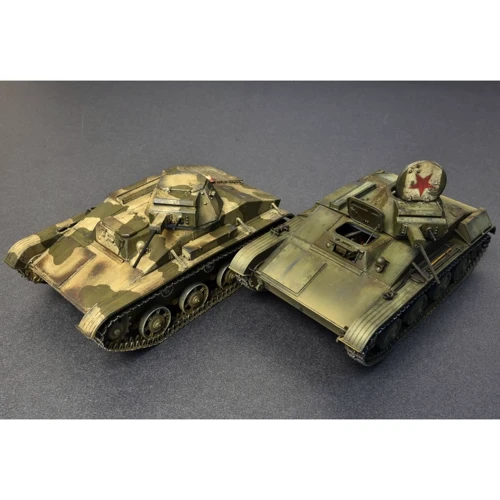 Сборная модель MiniArt Советский легкий танк Т-60 завода №264 с интерьером (MA35219) фото 17