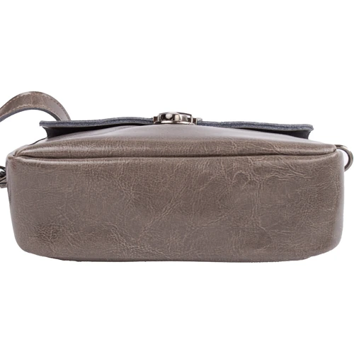 Женская сумка кросс боди Valiria Fashion серая (ODA8100-9): Фактура Гладкая, Матовая