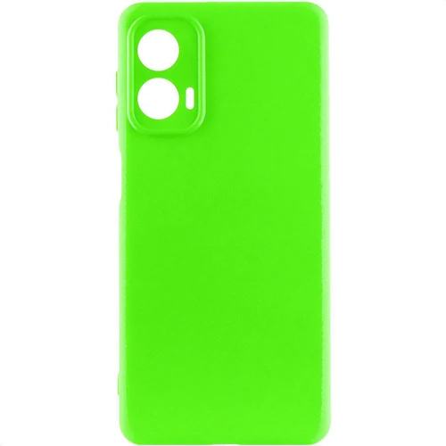 Чехол для телефонов Lakshmi Case Silicone Cover Full Camera Neon Green for Motorola Moto G24
