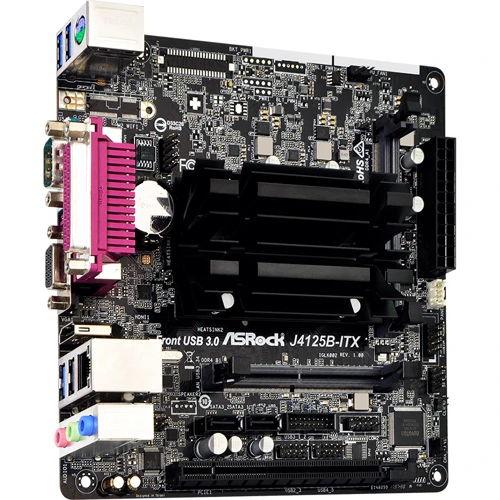 ASRock J4125B-ITX: Роз'єми на платі SATA 3.0