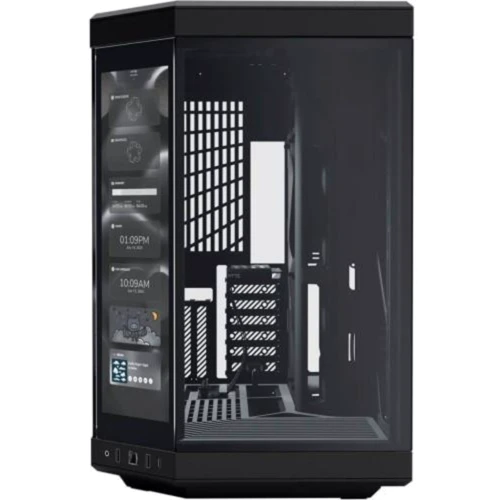 Корпус HYTE Y70 Touch Black (CS-HYTE-Y70-B-L): Форм-фактор материнской платы E-ATX/ATX/MicroATX/Mini-ITX