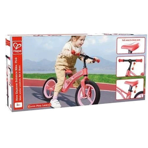 Беговел Hape Новое исследование двухколесный розовый (E8653) фото 6