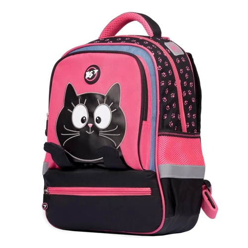 Рюкзак YES S-59 Meow, черный/розовый (554752): Пол ребенка Для девочек